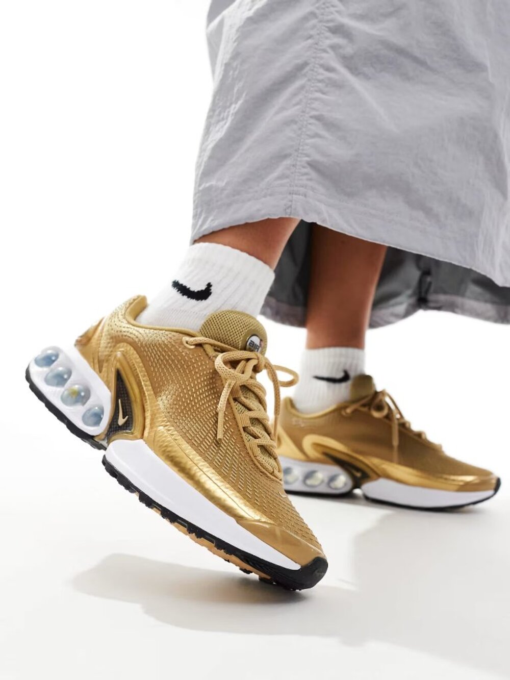 NEW! Nike Ar Max DN Premium Metallic Gold